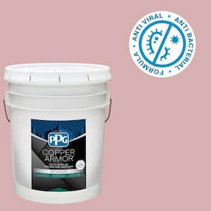 5 gal. PPG1053-4 Radiant Rouge Eggshell Antiviral and Antibacterial Interior Paint with Primer