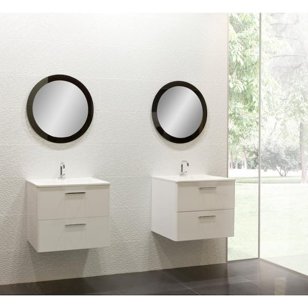 Artwork White 11.81 in. x 35.43 in. Glossy Patterned Look Ceramic Wall Tile ( 14.53 sq. ft./Case)