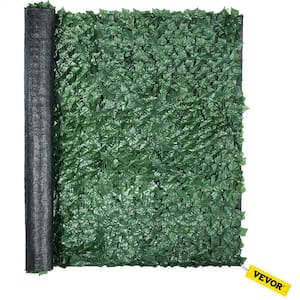 96 in. x 72 in. Faux Leaf Artificial Hedges Ivy Privacy Fence Screen 3-Layers Outdoor Greenery Leaves Panel for Garden