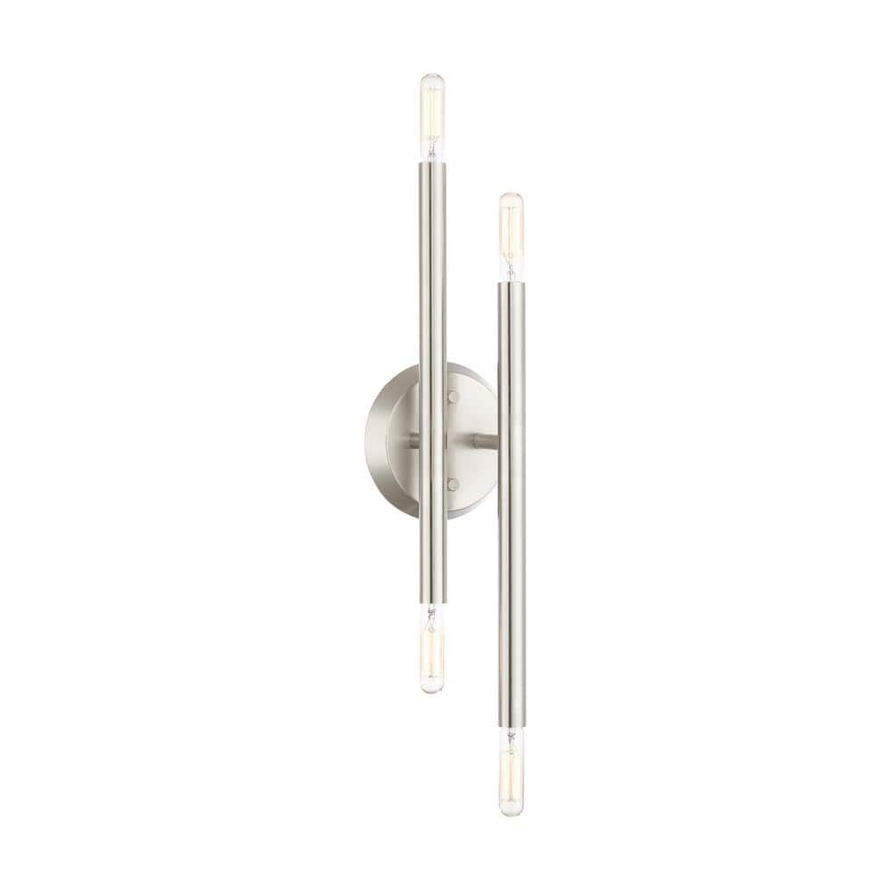 Soho Brushed Nickel 4-Light ADA Compliant Wall Sconce