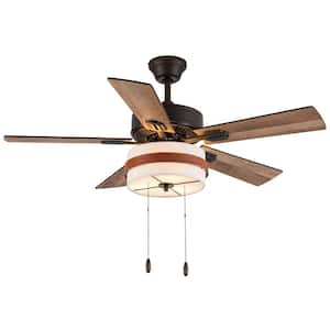 Ivy 42 in. Indoor LED Oil Rubbed Bronze Ceiling Fan with Light Kit