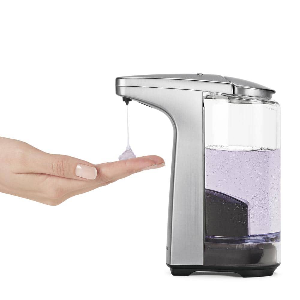 Brushed Nickel Automatic Touch-Free Soap Dispenser, 8 fl. oz.