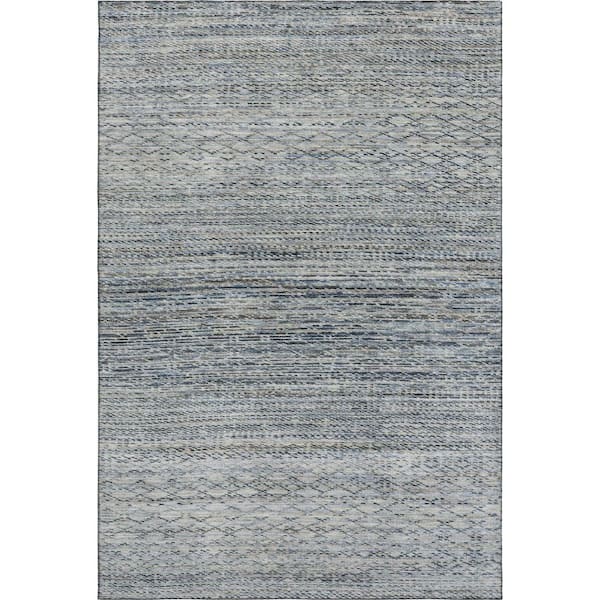 Mayfield Premium Machine Washable Abstract AMF2150 Linen 3 ft. x 5 ft. Area Rug