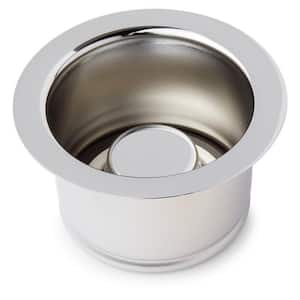 3-1/2 in. Brass Kitchen Garbage Disposal Flange and Stopper