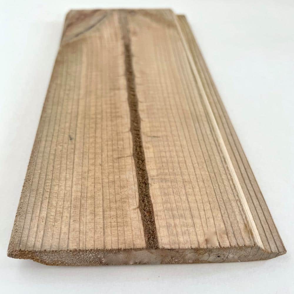 1 in. x 6 in. x 8 ft. Desert Tanned Dingewood Pine Shiplap Weathered Barn W
