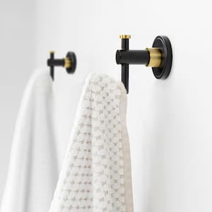 Delson J-Hook Robe/Towel Hook in Matte Black