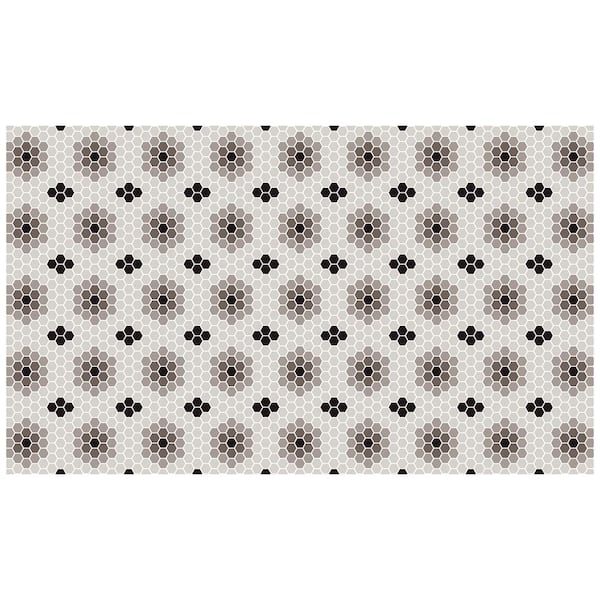 Bungalow Flooring FlorArt 34 in. x 57 in. Hallway Indoor Low Profile Decorative Kitchen Mat