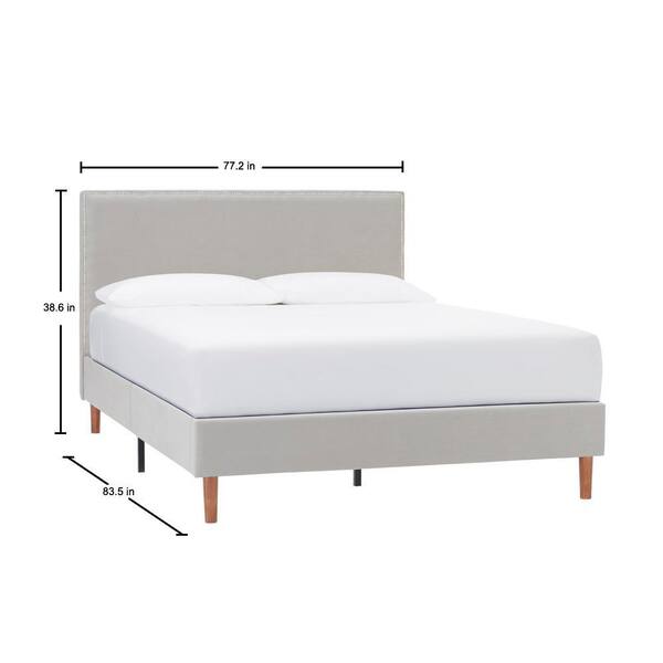 Stylewell Silverton Riverbed Taupe, Is A King Bed Square