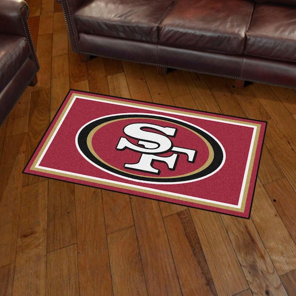 San Francisco 49ers Rug Non-Slip Area Rugs Living Room Indoor Carpet Hallway Mat 