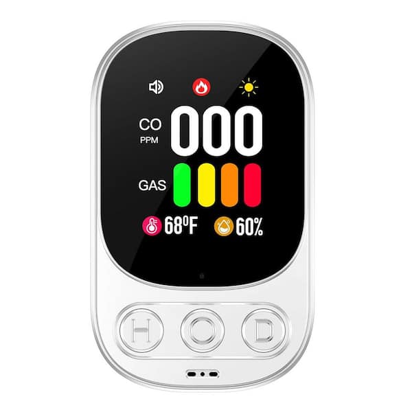 3 Packs Cobination Gas &ap; Carbon Onoxide Detectors, Plug In Natural