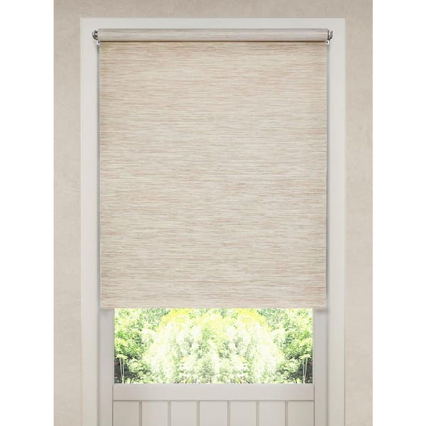 Harper Lane Pre-Cut Tan Cordless Light Filtering Roller Shade 27.5 in. W x 72 in. L