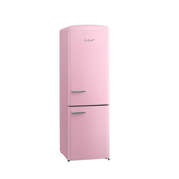 iio Retro Refrigerator Full Size with Bottom Freezer - 24 Inch Wide 11 Cu  Ft Vintage Fridge with Freezer - Retro Fridge - Perfect for Kitchen