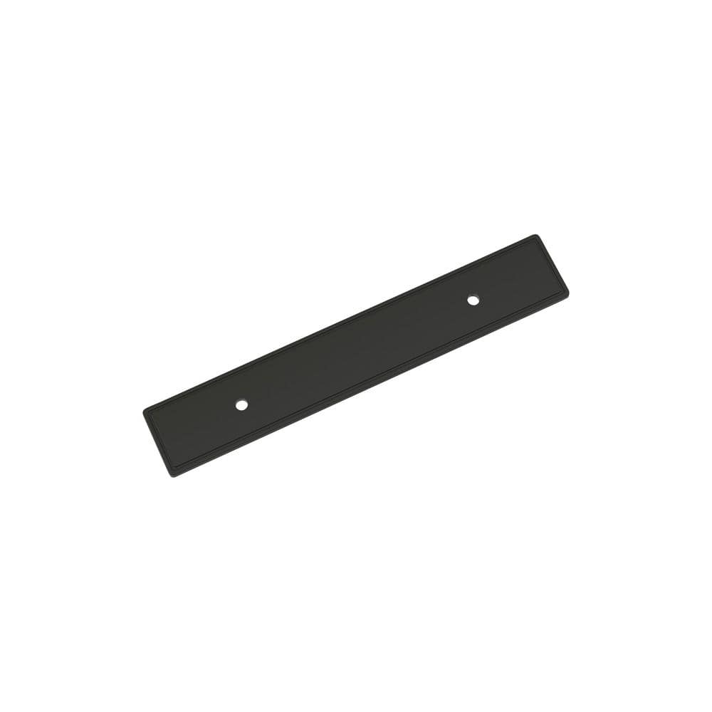 Thoreau 3-3/4 in. Center-to-Center Rectangle Matte Black Pull Cabinet Backplate price history on PriceWatchPro