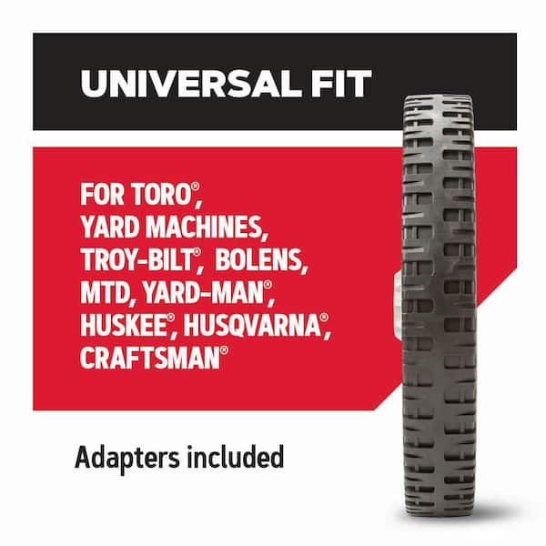 11" Rear Wheel for Walk-behind Mowers, Universal Fit (R-72-016)
