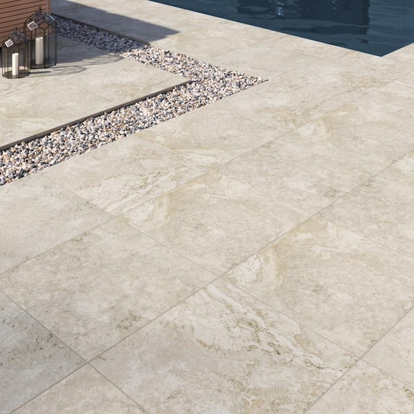 MSI Miraggio Gray 2 cm. x 24 in. x 24 in. Matte Porcelain Stone Look Paver Tile (30 Cases/240 sq. ft./Pallet)