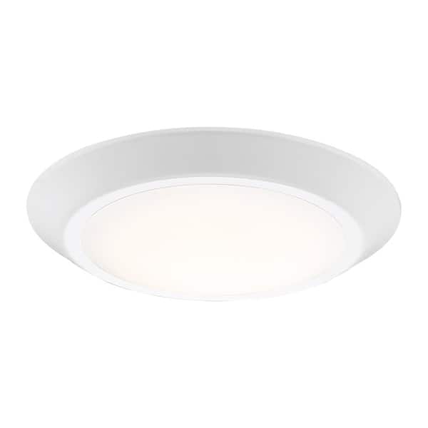 Quoizel Verge 7.75 in. White Lustre LED Flush Mount