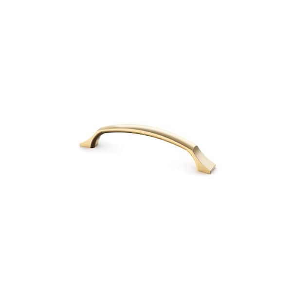 SIMPLY WOODMARK PRO Shaker Partial Overlay 5.8125 in. W x 1.3125 in. D x 0.5625 in. H Antic Pull in Modern Brushed Gold