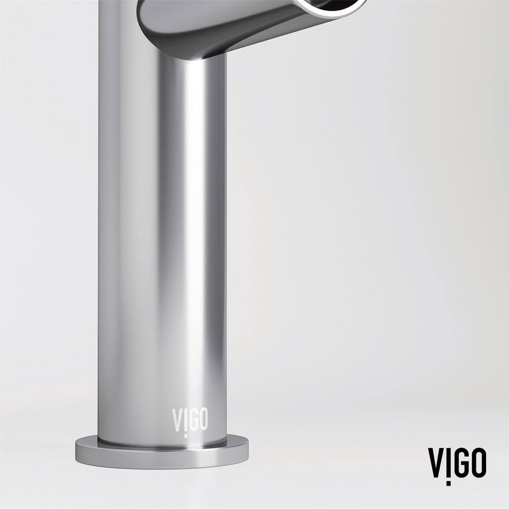 Ashford Chrome High Arc Single Hole Bathroom Faucet