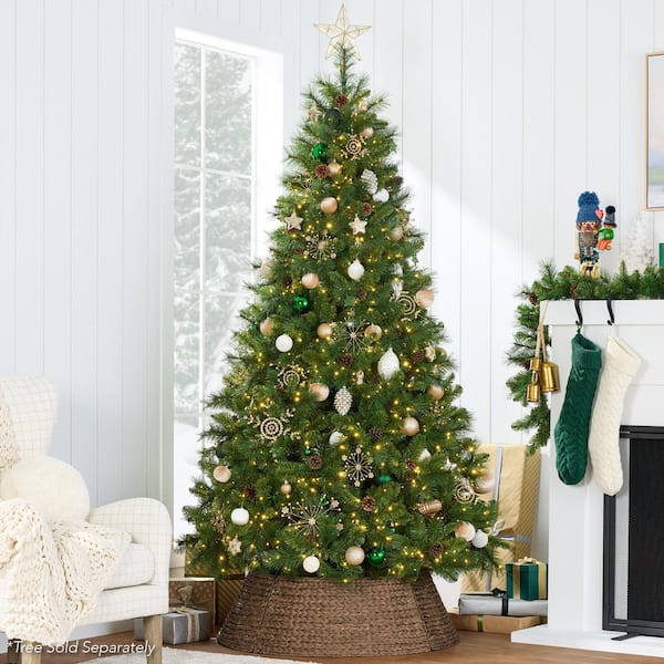 Best Choice Products 42 in. Chestnut Woven Hyacinth Christmas