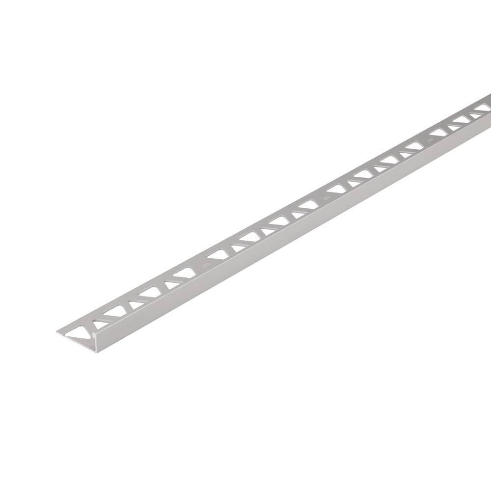 Satin Clear Anodized 1.13 in. W x 96 in. L Aluminum 3/8 in. Tile Edge Trim price history on PriceWatchPro