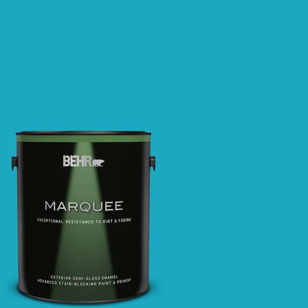 BEHR MARQUEE 1 gal. #P480-5 High Dive Semi-Gloss Enamel Exterior Paint & Primer
