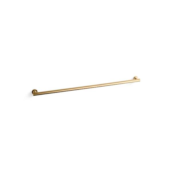 KOHLER Purist 42 in. Grab Bar in Vibrant Brushed Moderne Brass