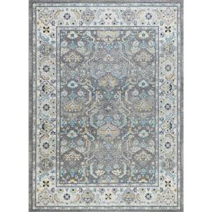 Chelsea Grey/Ivory 7 ft. x 9 ft. Oriental Area Rug