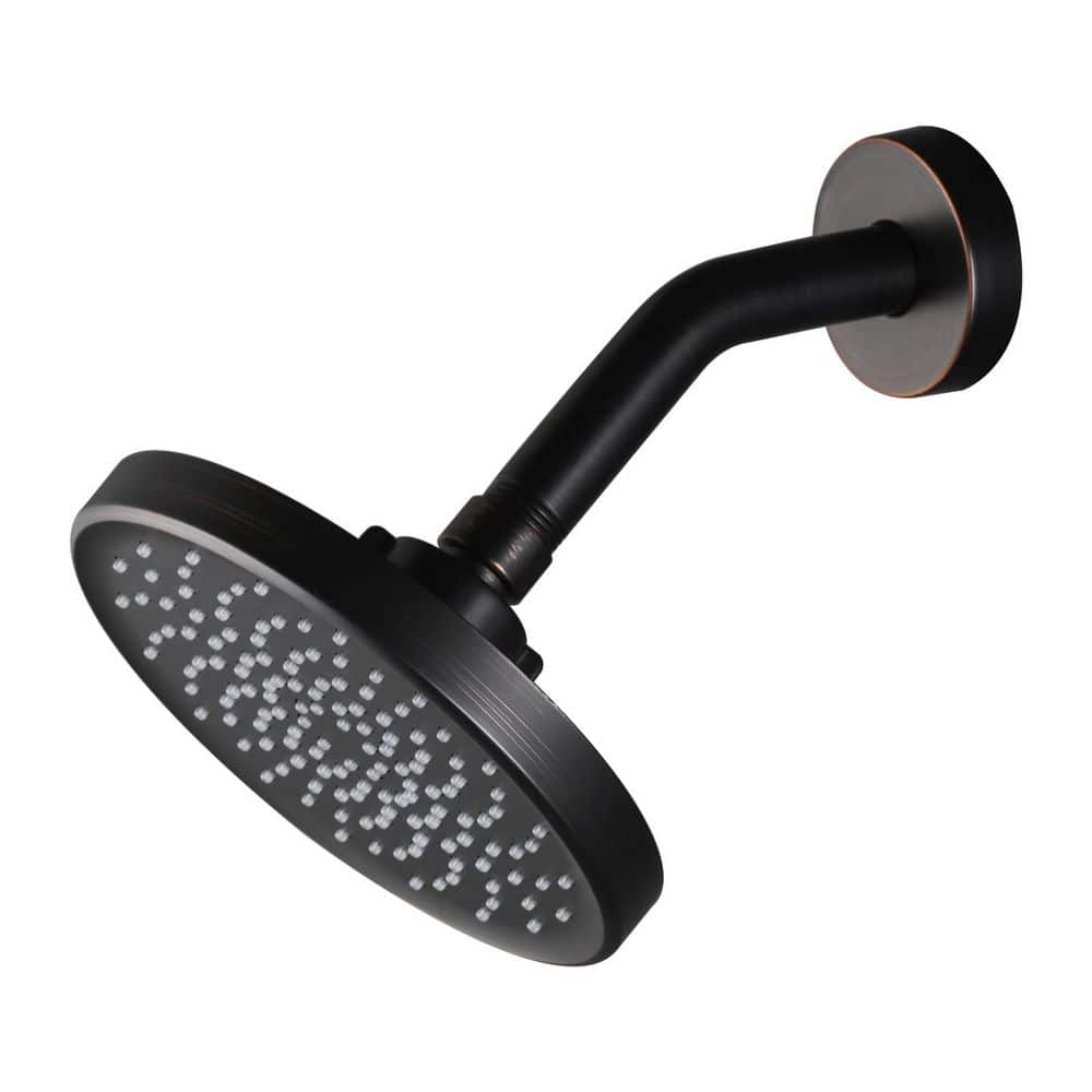 1-Spray Patterns with 1.75 GPM 6 in. Wall Mount Rain Fixed Shower Head in Oil Rubbed Bronze price history on PriceWatchPro