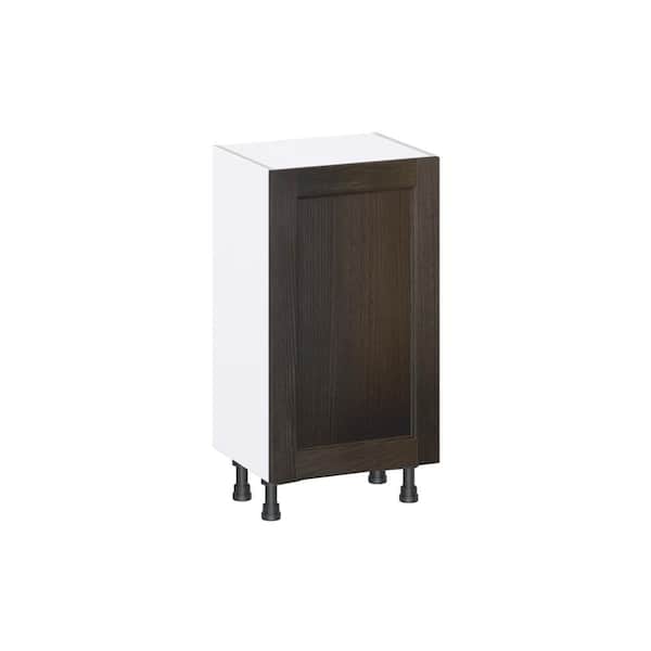 Georgetown 18 in. W x 14 in. D x 34.5 in. H Assembled Full Height Door Base Kitchen Cabinet in Chestnut