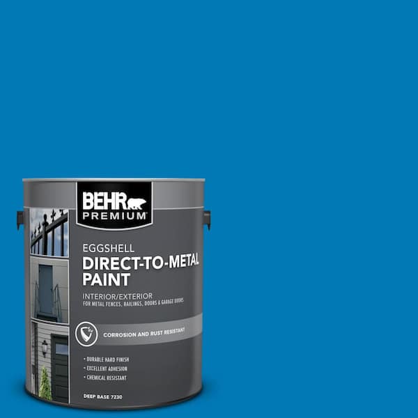 BEHR PREMIUM 1 gal. #P500-6 Deep River Eggshell Direct to Metal Interior/Exterior Paint