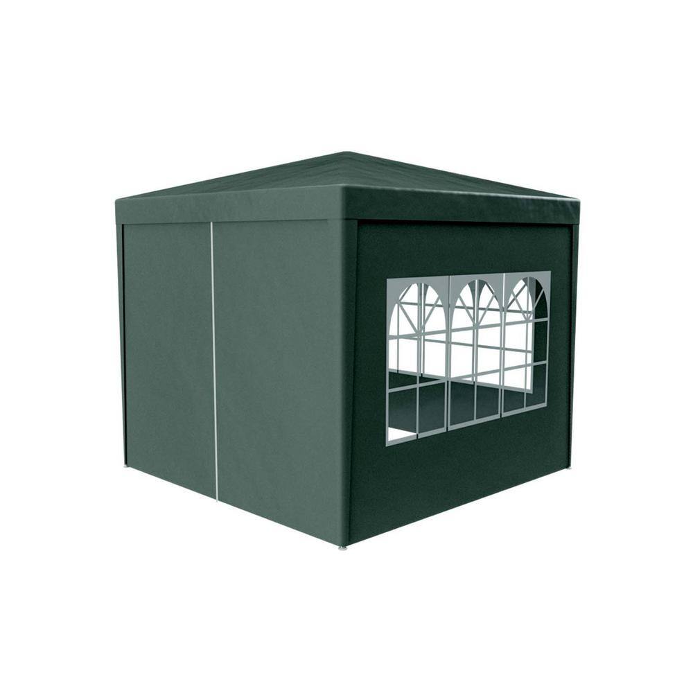 10 ft. x 10 ft. Green Party Tent Outdoor Heavy Duty Gazebo Wedding Canopy w
