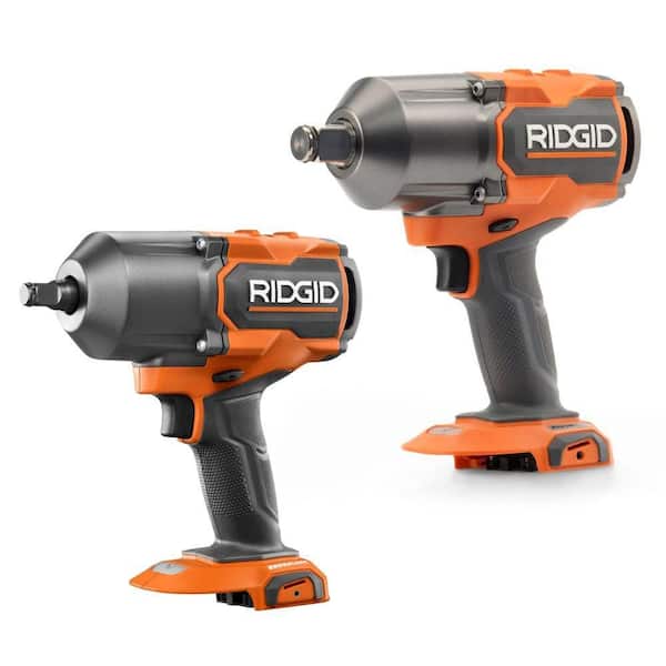 18V Brushless Cordless 2-Tool Combo Kit with 4-Mode 1/2" Impact Wrench & 3/4" High Torque Impact Wrench (Tools Only)