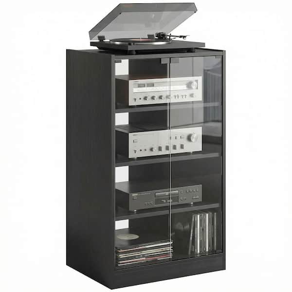 Black Standing Media Storage