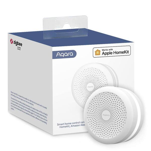 Aqara Smart Hub M1S, Wireless Smart Home Bridge for Alarm System (2.4 GHz Wi-Fi Required), Remote Monitor and Control