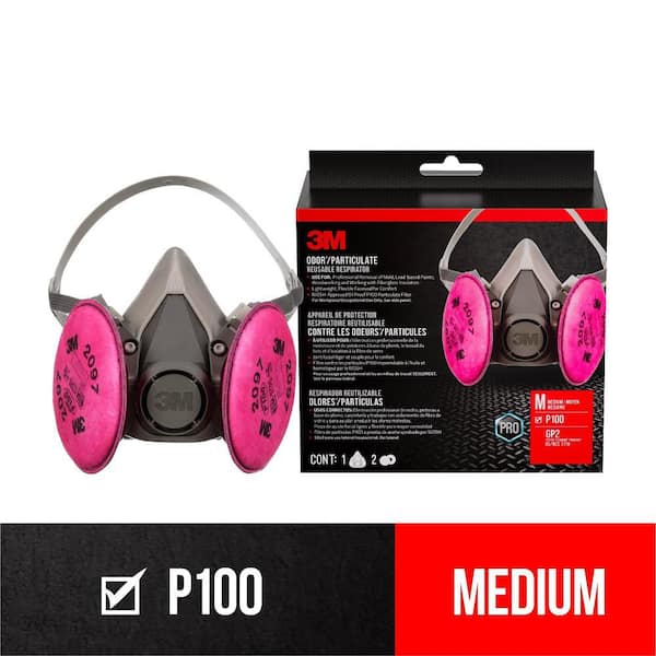 6297 P100 Mold and Lead Paint Removal Reusable Respirator