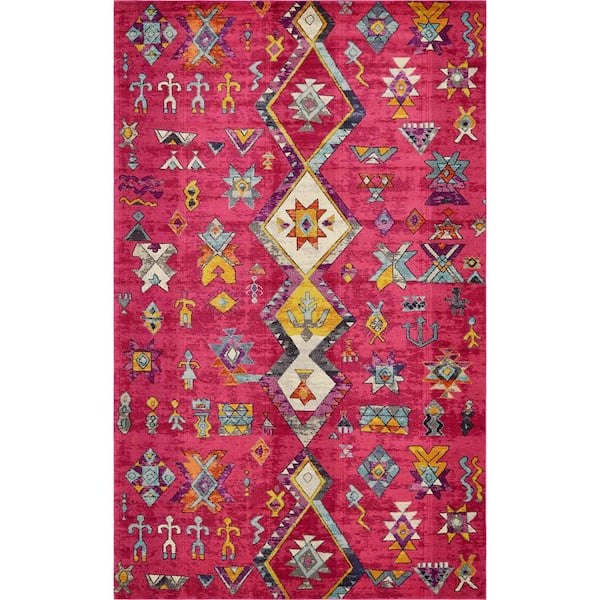 Unique Loom Sedona Adobe Pink 10' 6 x 16' 5 Area Rug