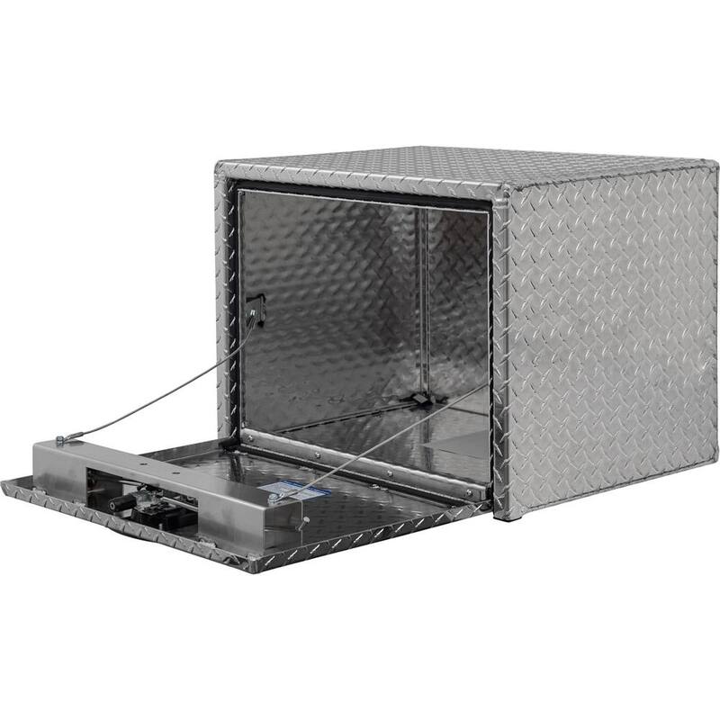 18 in. x 18 in. x 24 in. Diamond Plate Tread Aluminum Underbody Truck Tool Box