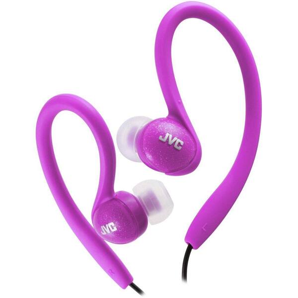 JVC Sports Ear-Clip Headphones - Violet