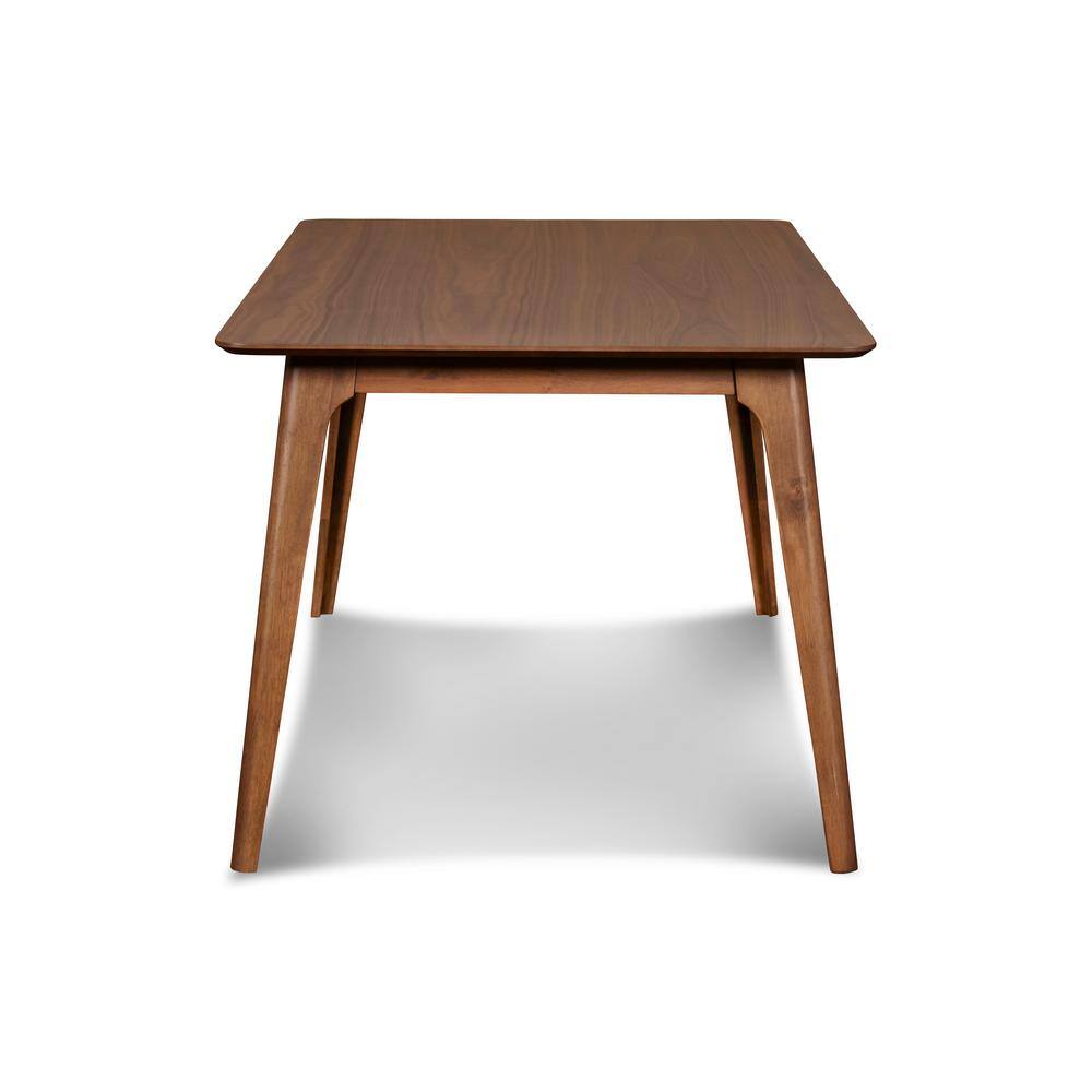 Oscar 60" Walnut Mid-Century Modern Dining Table
