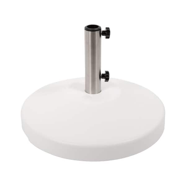 USW US Weight Fillable Free Standing Umbrella Base - White