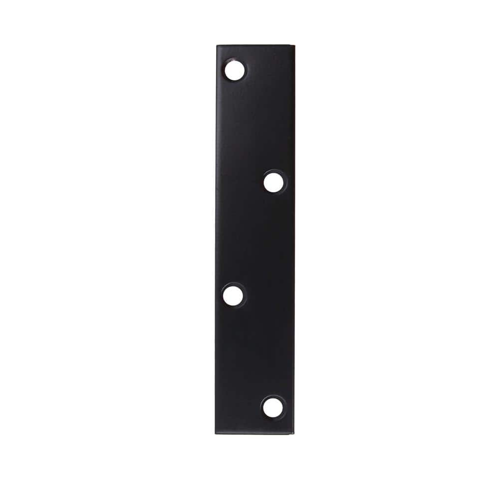 (4-Pack) 5 in. Black Mending Plate