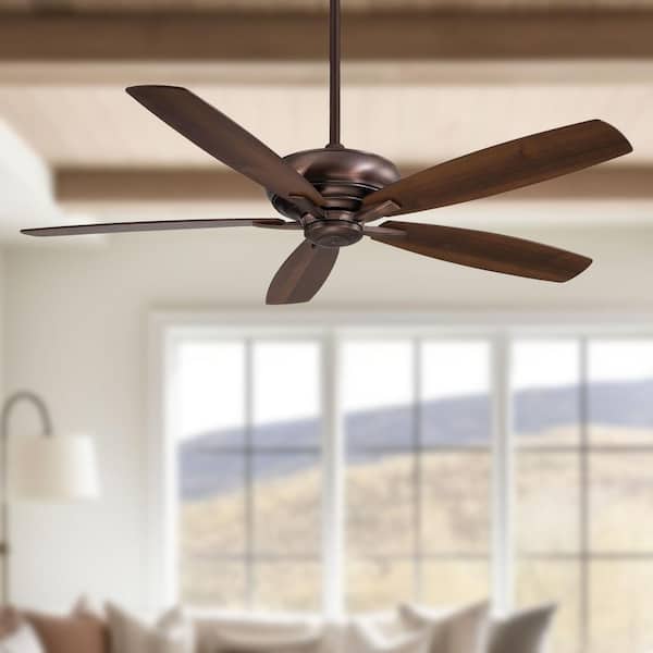 Kola-XL 60 in. Indoor Dark Brushed Bronze Ceiling Fan with Remote Control