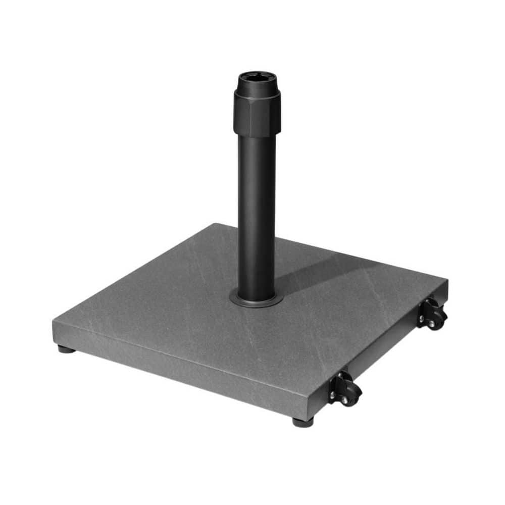 45 lb. Patio Umbrella Base with Wheels  Heavy Duty Outdoor Patio Market Umbrella Stand for Deck with Rollers in Grey price history on PriceWatchPro