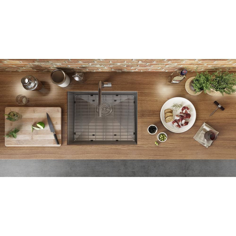 Ruvati 25" Stainless Steel Drop-in Single Bowl Kitchen Sink