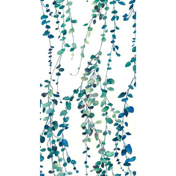 RoomMates 28.29 sq. ft. Hanging Watercolor Vines Peel and Stick Wallpaper