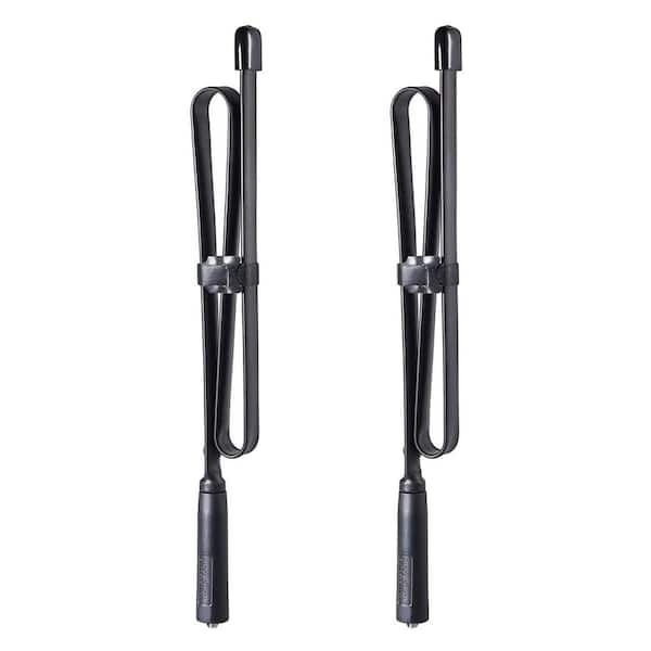 Lukyamzn 31 in. Reception Amplified VHF, UHF Foldable CS Tactical SMA Female Ham Radio Outdoor Antenna Dual Band (2-Pack)