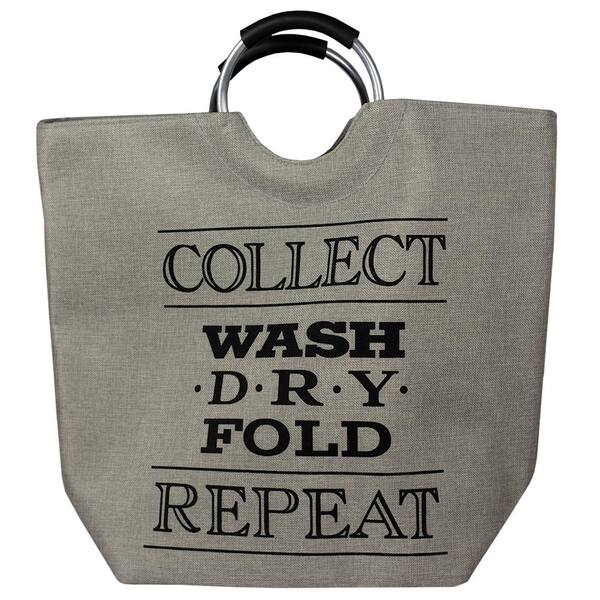 better homes and gardens laundry bolsa tote canvas with handles