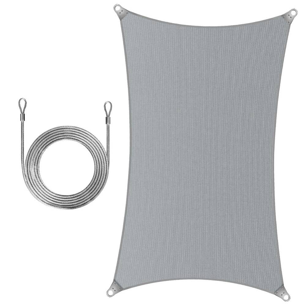 Super Ring 24 ft. x 24 ft. Sun Shade Sail with Cable-Grey price history on PriceWatchPro