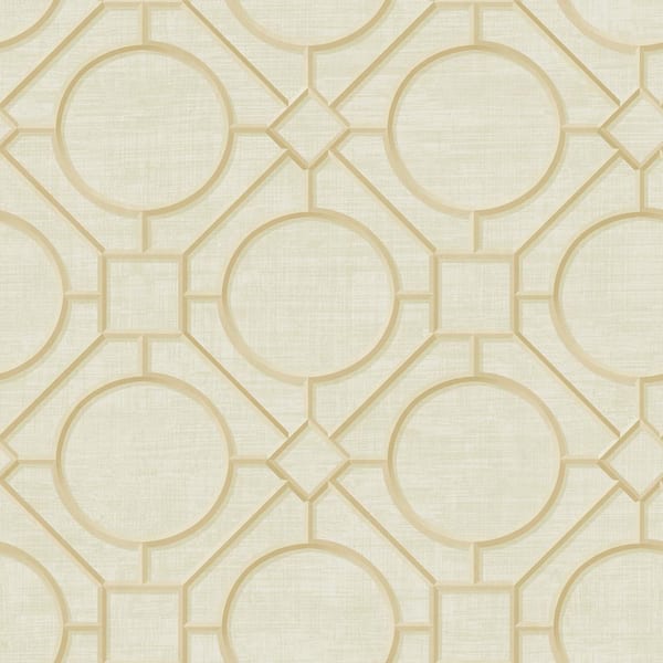 Seabrook Designs Silk Road Trellis Paper Strippable Roll (Covers 60.75 sq. ft.)