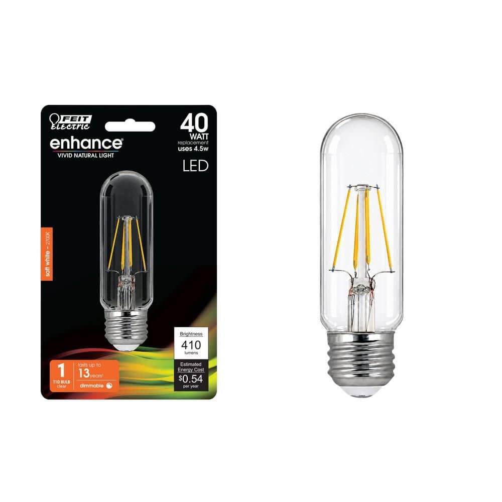 Feit Electric 40-Watt Equivalent T10 Dimmable Filament CEC Title